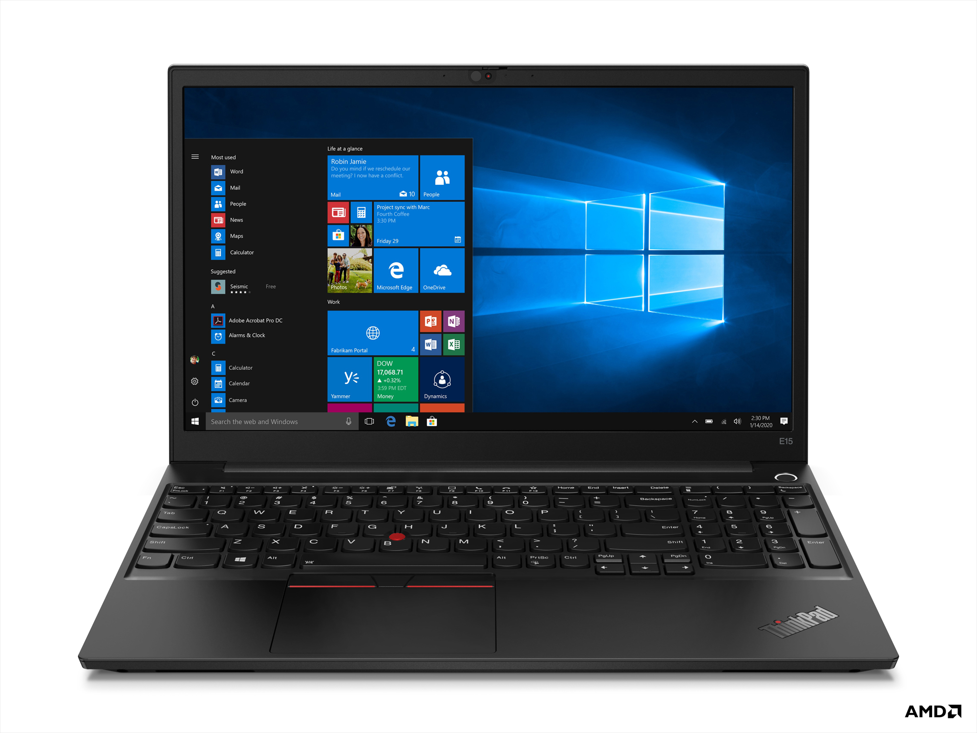 Lenovo Presenta Dos Nuevos Port Tiles Thinkpad Con Procesadores Amd Ryzen