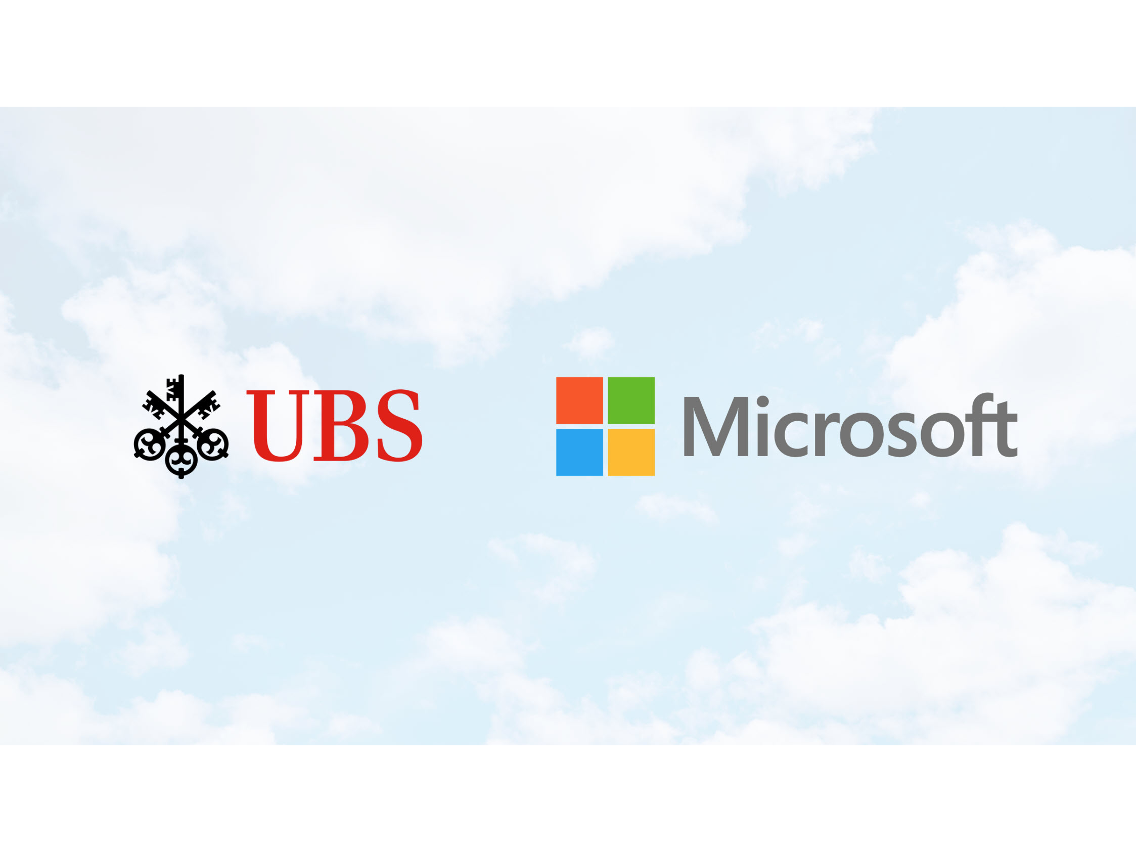 UBS will bring over 50% of its applications to Microsoft Azure